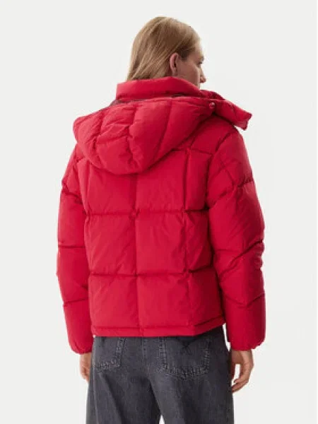 Tommy Jeans Téli dzseki ALASKA cseresznyepiros piros