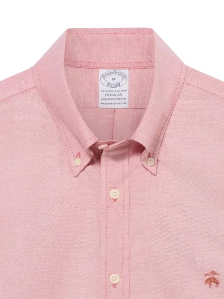 Cămașă Brooks Brothers cu guler nasturi roșu