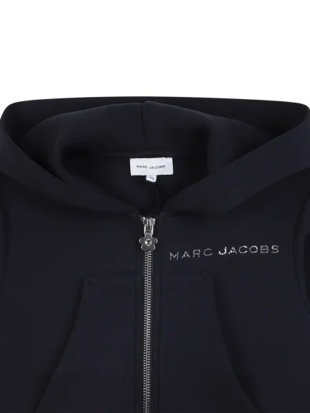 Bluza z kapturem dziecięca Marc Jacobs niebieska
