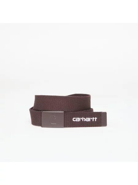Колан Carhartt WIP C-Logo Belt Tonal Palisander/ White Universal бяло