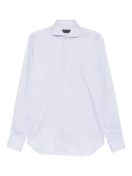 Риза Dell'oglio на райета синьо