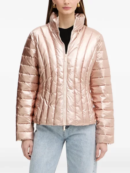 Geacă Armani Exchange matlasată roz