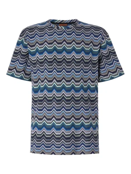 Tricou Missoni scurt albastru