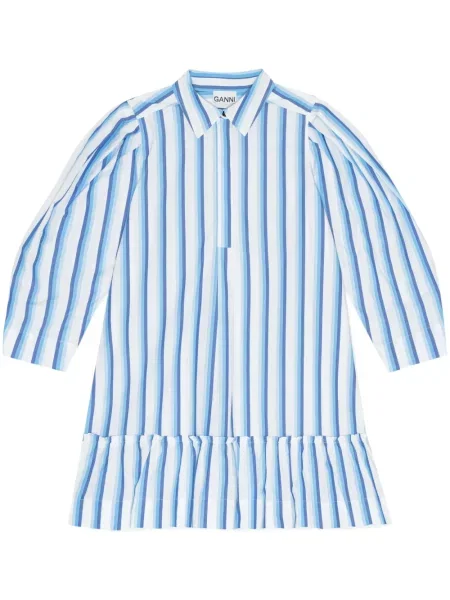 Rochie tip cămașă Ganni alb
