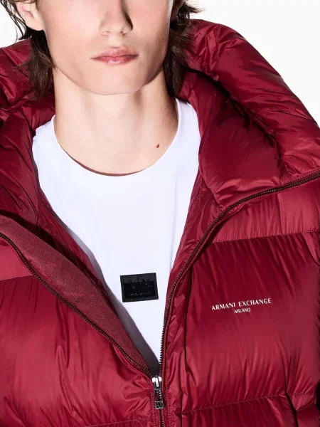 Зимова куртка Armani Exchange бордовий