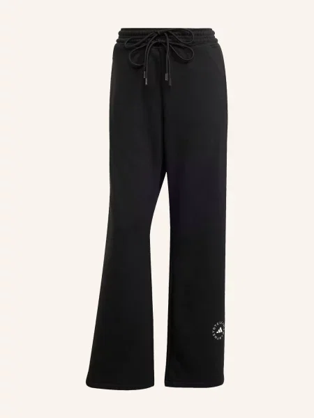 ADIDAS BY STELLA MCCARTNEY Sportovní kalhoty Straight Leg / bílá černá