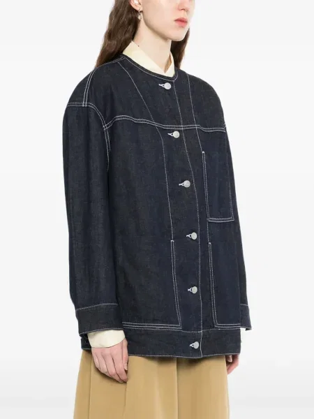 Kurtka jeansowa Less niebieska