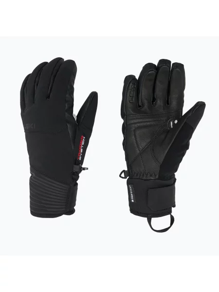 Дамски скиорски ръкавици LEKI Sparrow 3D black черно