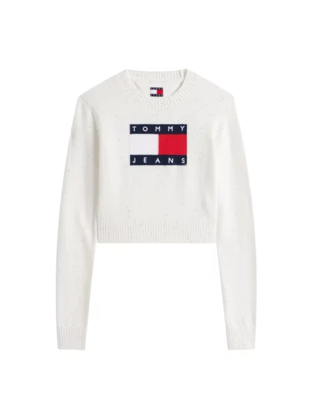 Sweter Tommy Jeans biały