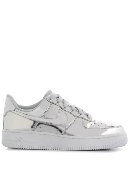 Sneakerși Nike Air Force 1 argintiu