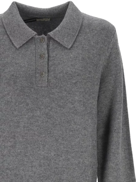 Tricou polo Almada Label gri