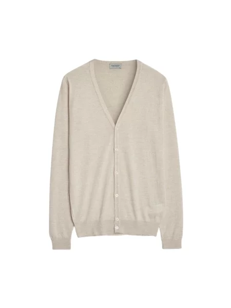 Kardigan John Smedley szary