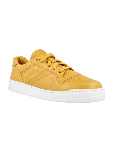 Sneakersy Doucal's szyfonowe żółte