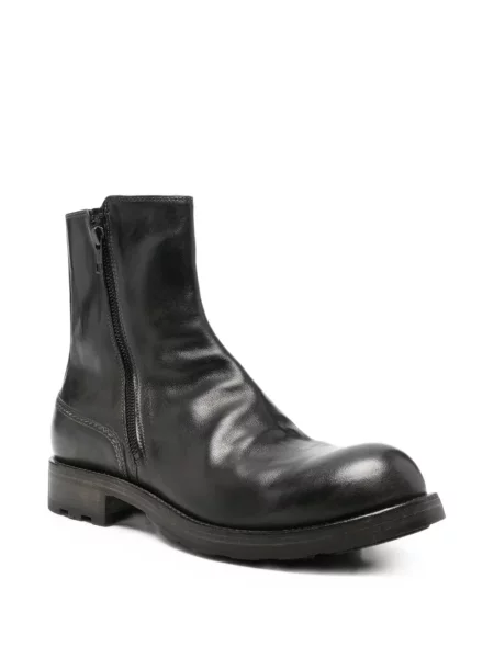 Cizme scurte Shoto din piele negru