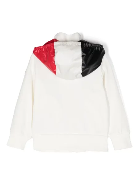 Bluza z kapturem dziecięca Moncler Enfant żółta
