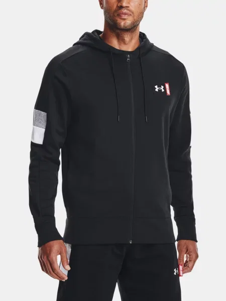 Hanorac cu fermoar Under Armour negru