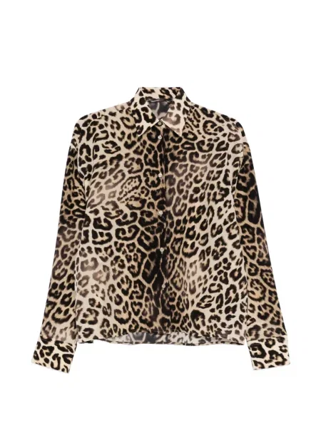 Cămașă Ermanno Scervino cu imagine cu model leopard