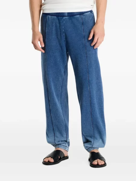 Pantaloni Diesel alergare albastru