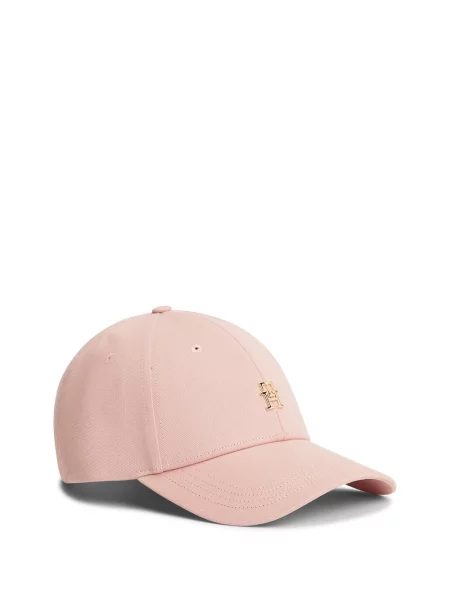 Tommy Hilfiger Czapka z daszkiem Th Elevated Chic Cap różowy