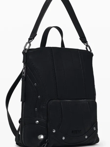 Desigual Rucsac 3 în 1 EMBRO PATCH PRETORIA negru
