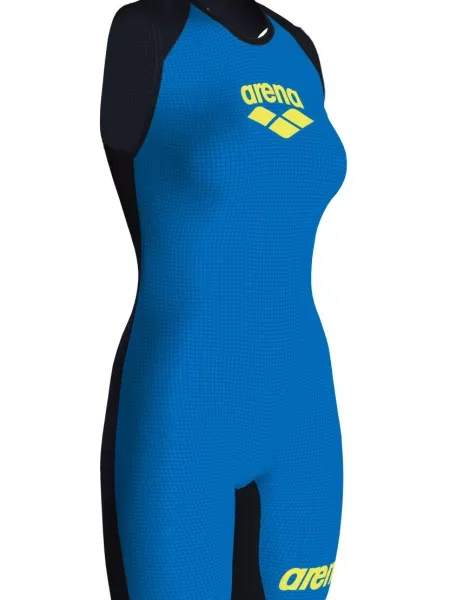 Strój startowy pływacki kombinezon Arena Powerskin Carbon Speedsuit niebieski