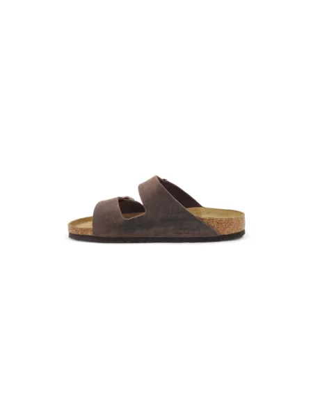 Klapki Birkenstock brązowe