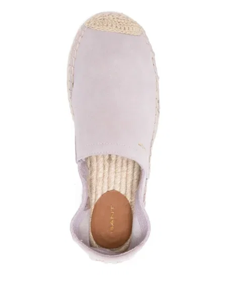 Espadrile Gant din piele de căprioară fără toc violet