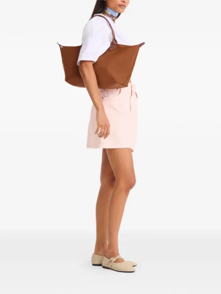 Geantă shopper Longchamp maro