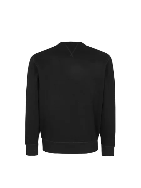 Haftowana bluza Ralph Lauren z długim rękawem czarna