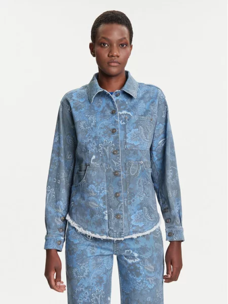 Desigual Koszula jeansowa Pasleyblue niebieski