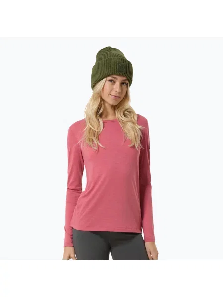 Longsleeve super.natural Little Heartwood mauwewood/white stone biały