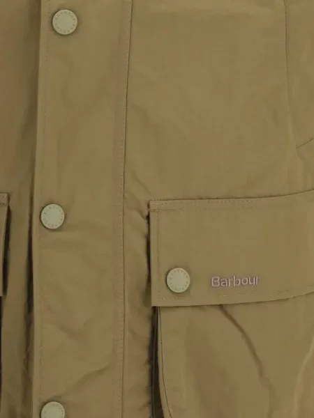 Geacă Barbour cu buzunare cu nasturi verde