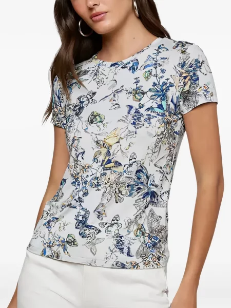 Tricou L'agence cu imagine gri