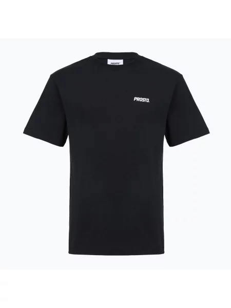 Tricou pentru bărbați PROSTO Base black negru