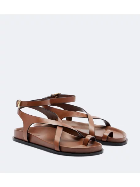 Sandale A.emery din piele maro