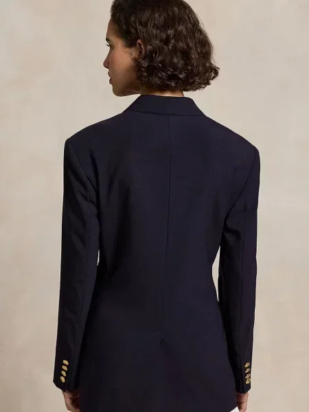 Marynarka Polo Ralph Lauren wełniana niebieska