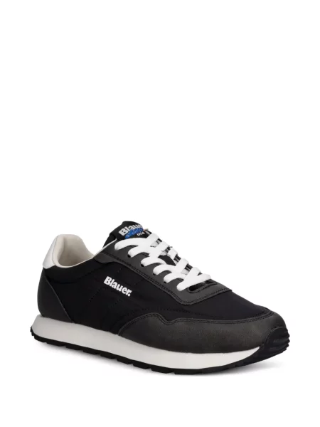 Sneakerși Blauer cu imagine negru