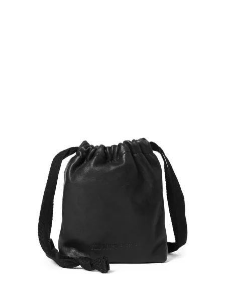 Body Ann Demeulemeester din piele negru