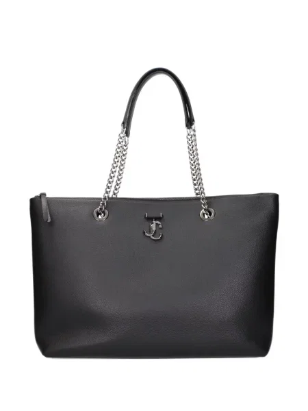 Geantă shopper Jimmy Choo din piele negru
