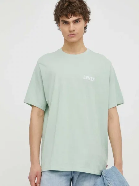Levi's t-shirt z nadrukiem zielony