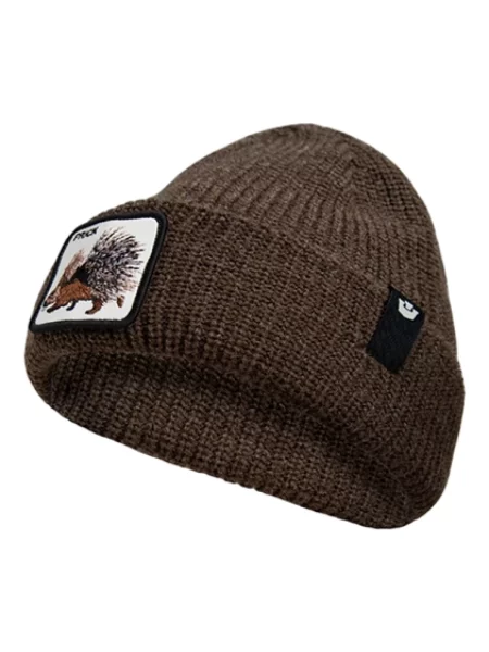 Lniana czapka Goorin Bros brązowa