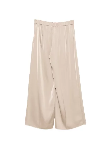 Pantaloni palazzo Marina Rinaldi din satin