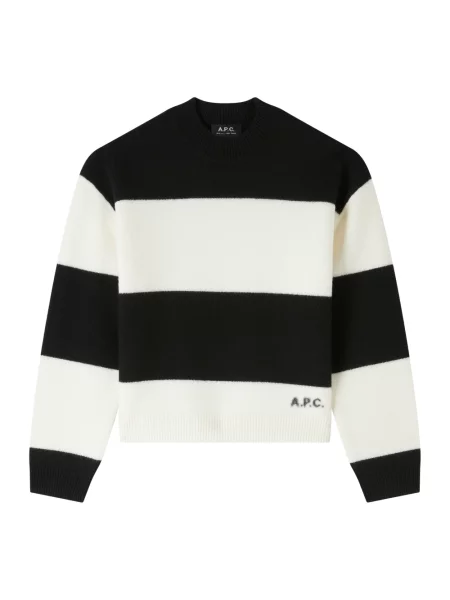 Sweter A.p.c. wełniany czarny
