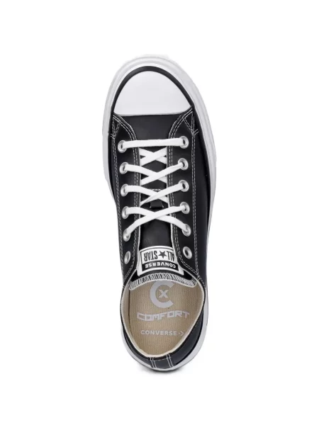 Sneakerși Converse Chuck Taylor All Star cu platformă cu mărgele din piele negru