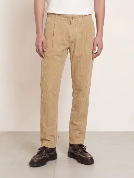 Marc O'polo Kordové Kalhoty Osby Tapered Fit béžová