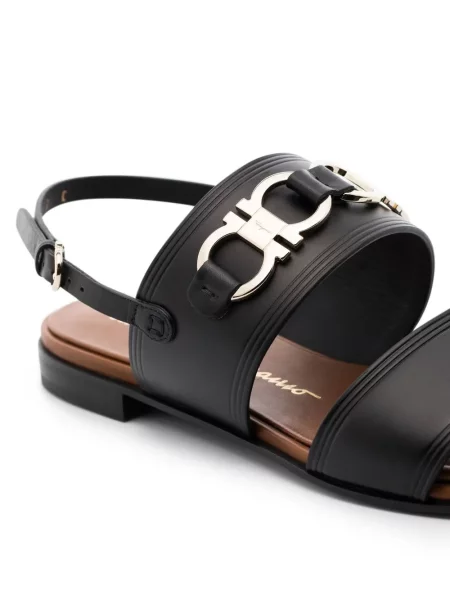 Sandale Ferragamo din piele negru