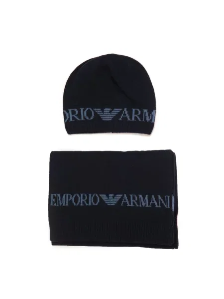 Czapka Emporio Armani niebieska