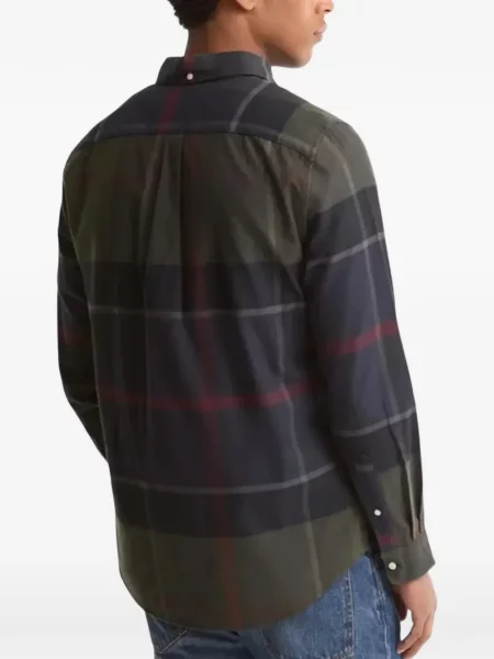 Lung cămașă Barbour verde