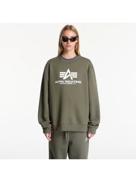 Hanorac Alpha Industries cu autograf măslin