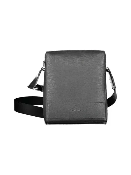Torba crossbody Calvin Klein skórzana czarna
